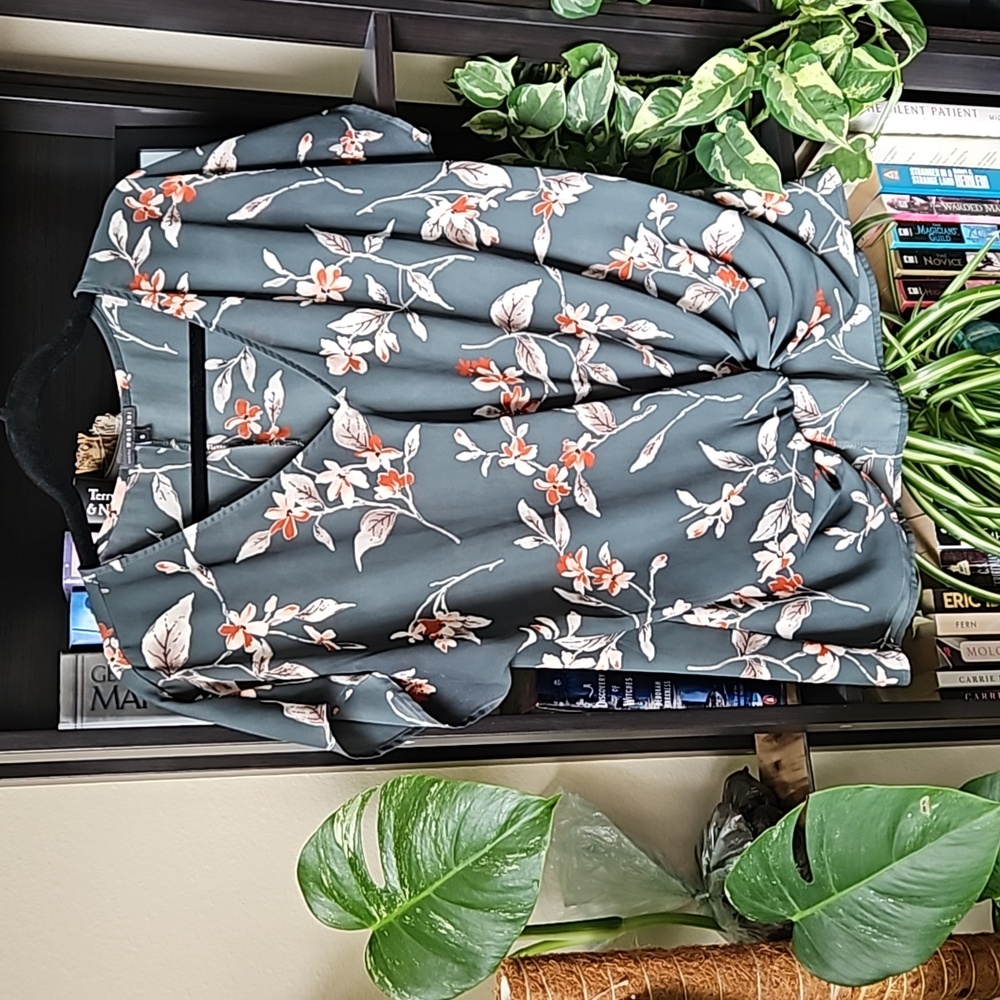 Stitch Fix: Beacon Allura Knot Detail Blouse - Green